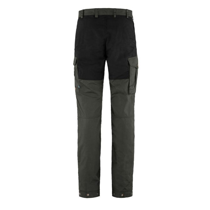 Fjallraven Womens Vidda Pro Trousers Short Dark Grey / Black - Image 2
