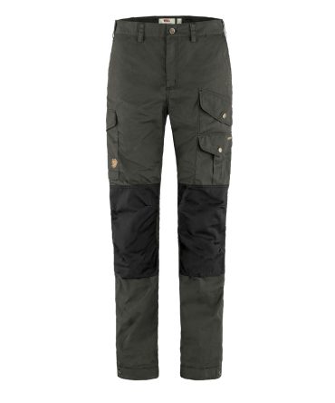 Fjallraven Womens Vidda Pro Trousers Short Dark Grey / Black