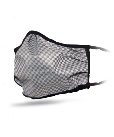 Hanwag Face Covering Eco-Shell Black Check