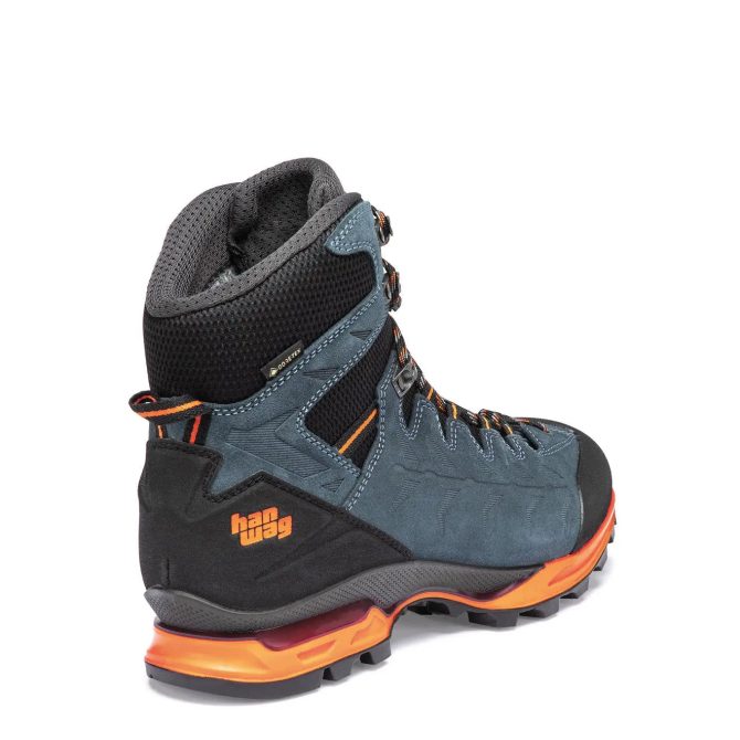 Hanwag Makra Trek Boots GTX Steel / Orange - Image 3