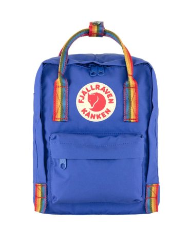 Kanken Rainbow Mini Backpack Cobalt Blue