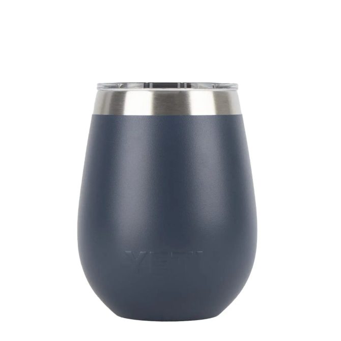 YETI Rambler 10oz Wine Tumbler MS Navy - Image 2