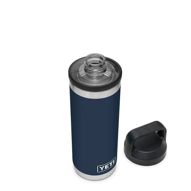 YETI Rambler 18oz Bottle Chug Navy - Image 3