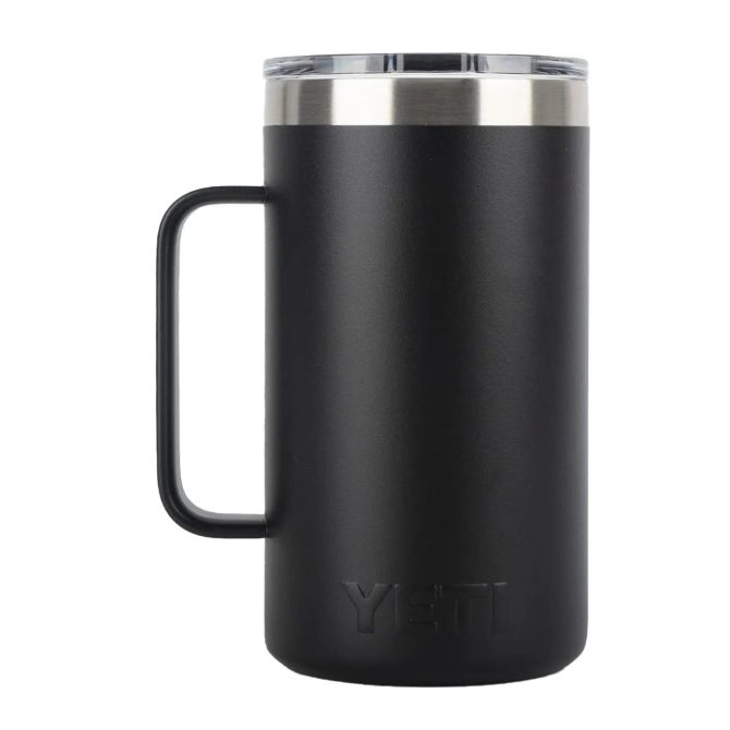 YETI Rambler 24oz Mug MS Black - Image 2