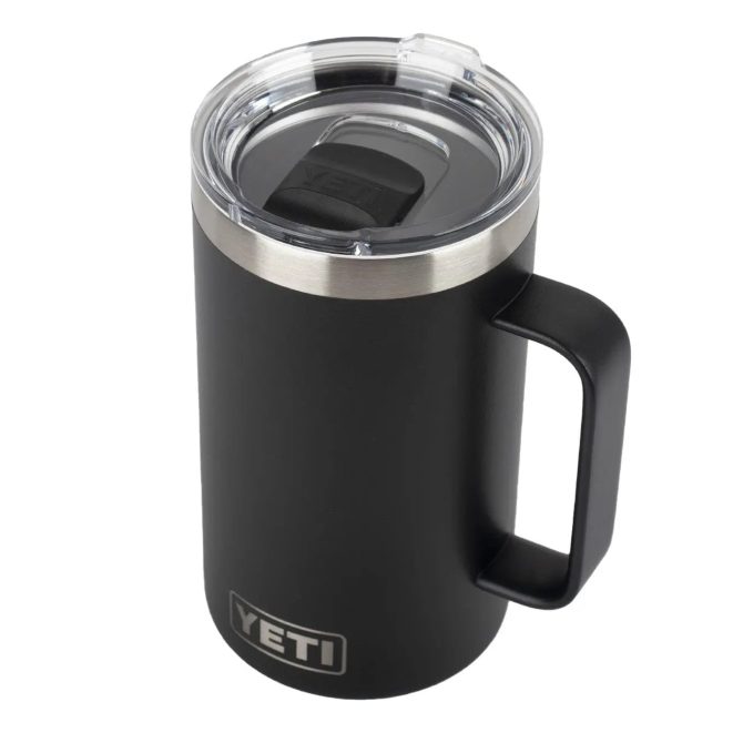 YETI Rambler 24oz Mug MS Black - Image 3