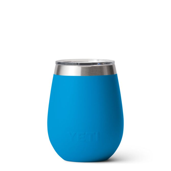 YETI Rambler 10oz Wine Tumbler Big Wave Blue - Image 3