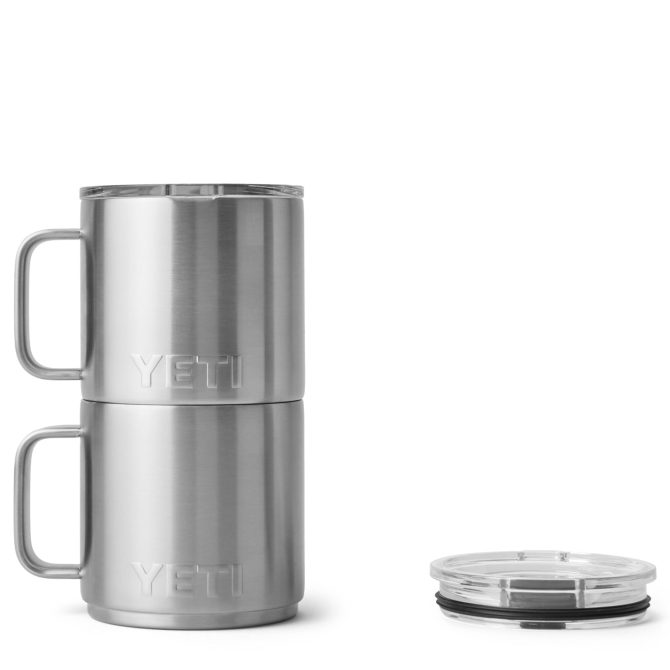 YETI Rambler 14oz Stackable Mug MS Stainless Steel - Image 3