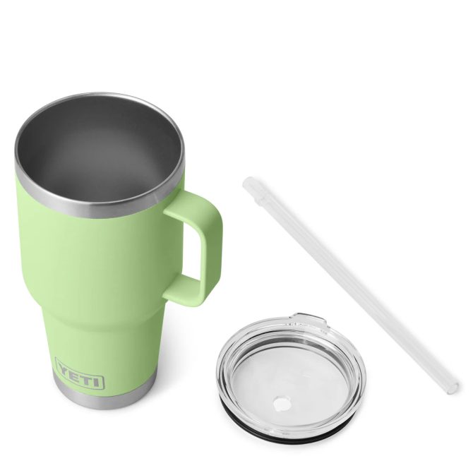 YETI Rambler 35oz Straw Mug V2 Key Lime - Image 3