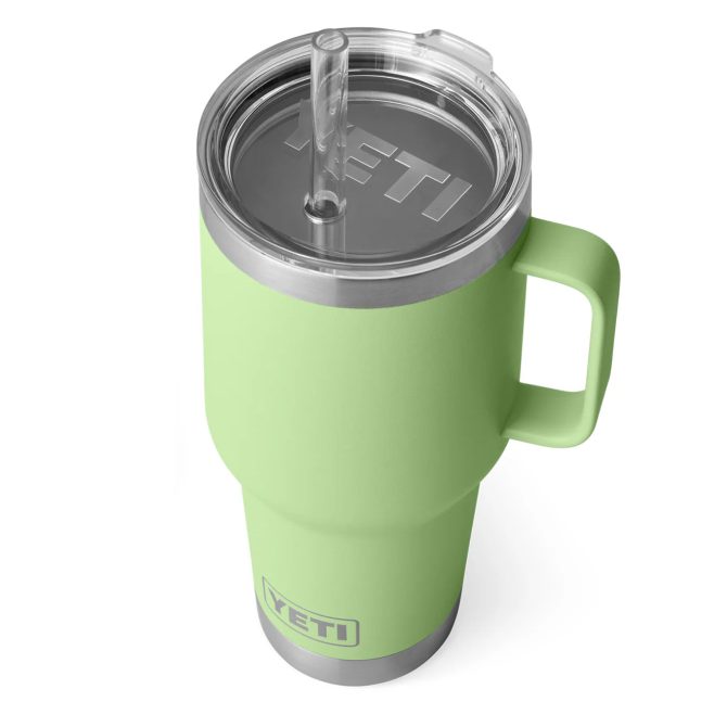 YETI Rambler 35oz Straw Mug V2 Key Lime - Image 4