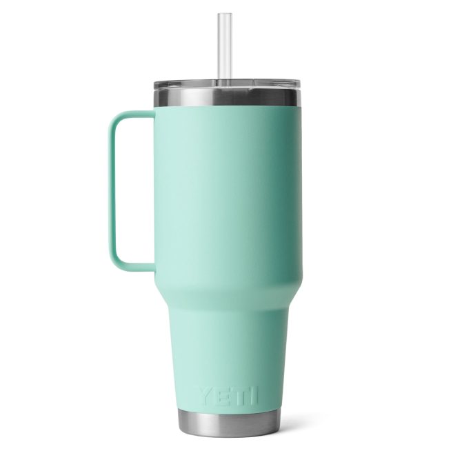 YETI Rambler 42oz Straw Mug Sea Foam - Image 2