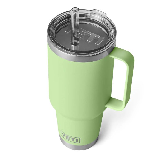 YETI Rambler 42oz Straw Mug V2 Key Lime - Image 4