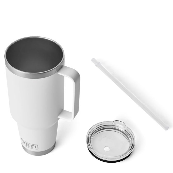 YETI Rambler 42oz Straw Mug White - Image 3