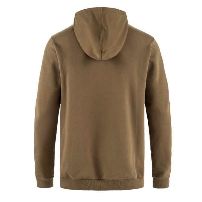 Fjallraven Logo Hoodie Wood Brown - Image 2
