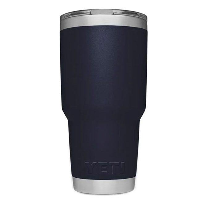 YETI Rambler 30oz Tumbler Navy - Image 3