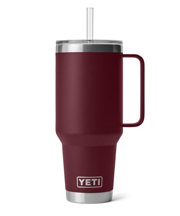 YETI Rambler 42oz Straw Mug Wild Vine Red