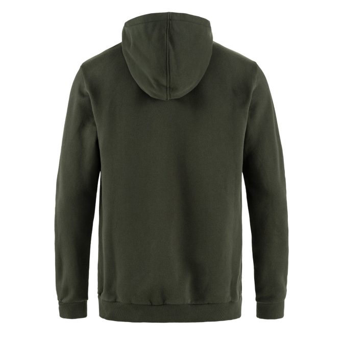 Fjallraven Logo Hoodie Deep Forest - Image 2